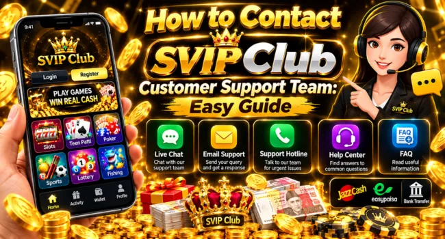 How to Contact SVIP Club Customer Support Team